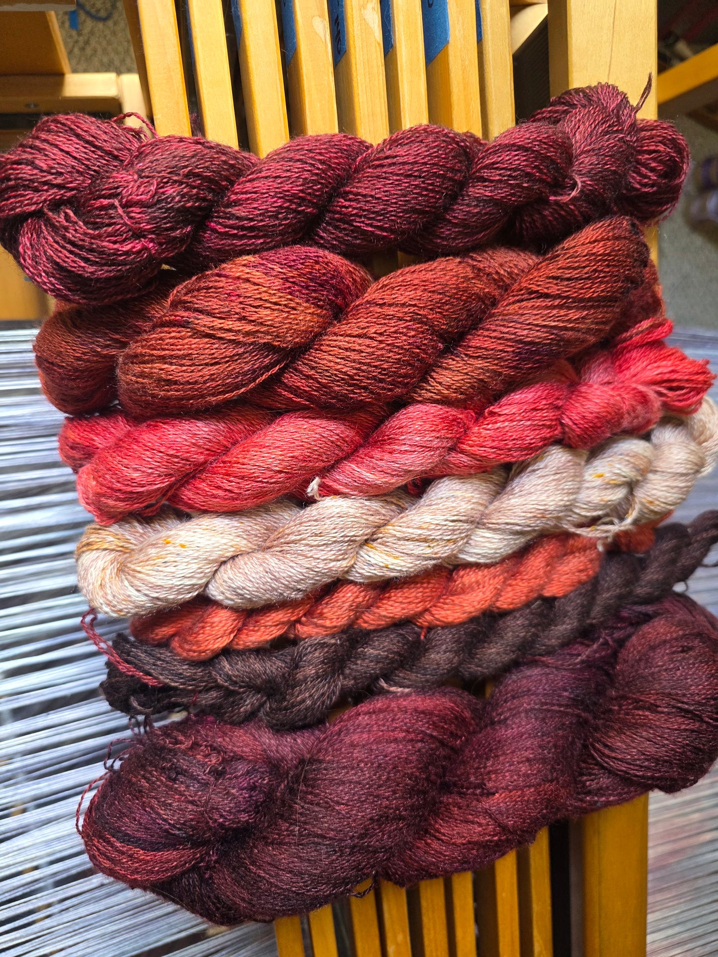12/2nm 50% tussah 40% merino 10% cashmere