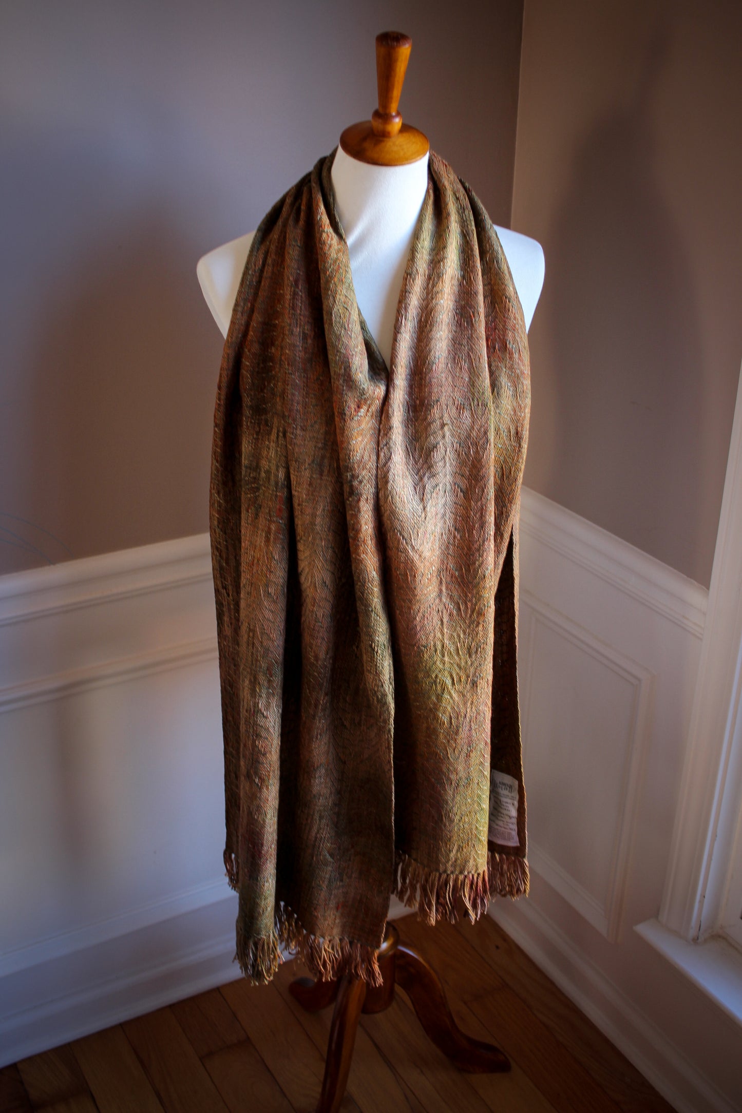 2 meter Scarf, loose fringe