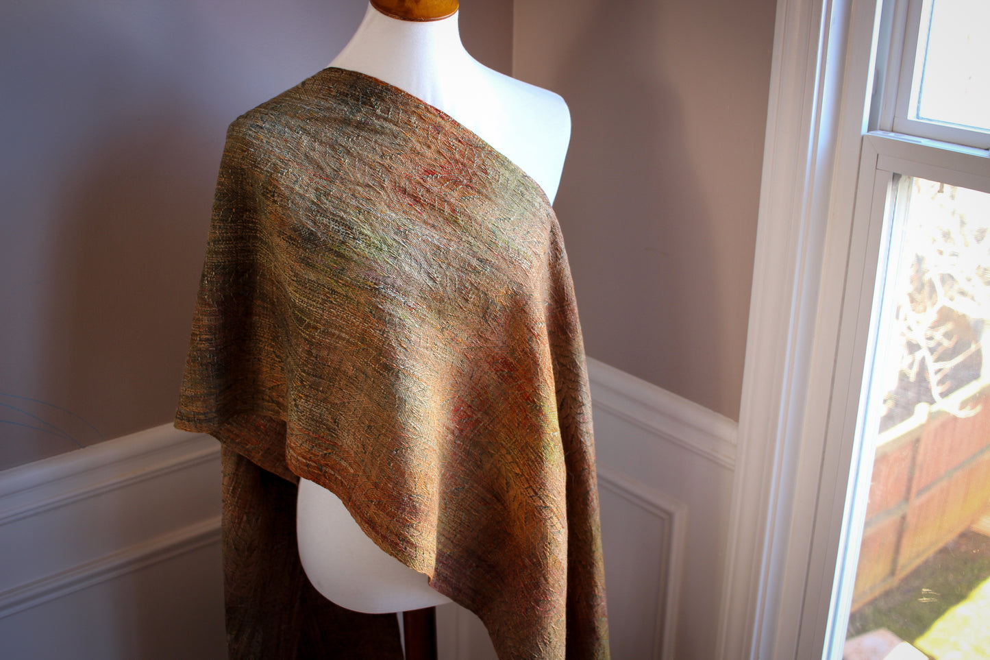 2 meter Scarf, loose fringe