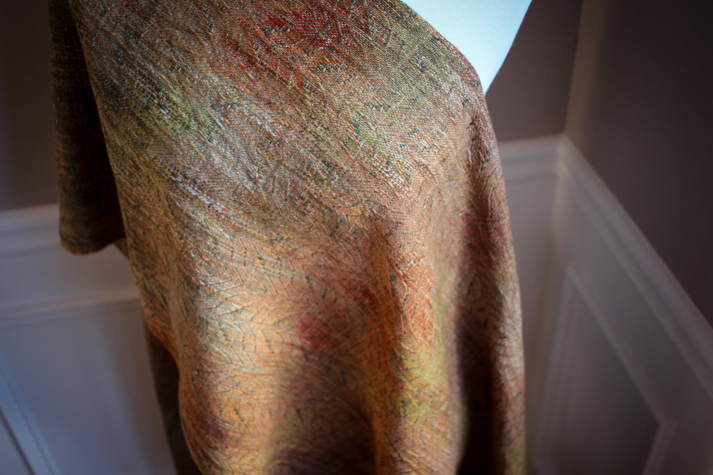 2 meter Scarf, loose fringe