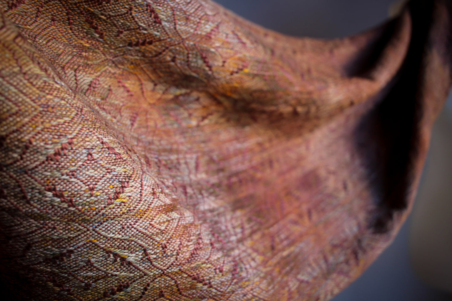 2 meter Scarf, twisted fringe